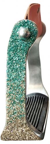 Showman  Ombre Glitter Overlay Stirrups #4